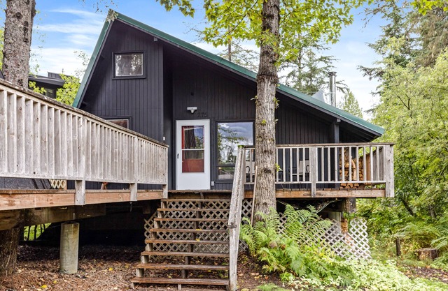 Cozy Cabin in Central Girdwood W/Wood Stove, Washer/Dryer, & Free WiFi
