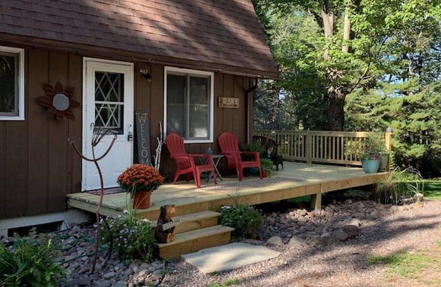 Cozy cabin on Nelson Lake in Hayward WI