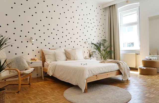 Cozy polka-dots apartment for groups - 4-room suite with balcony