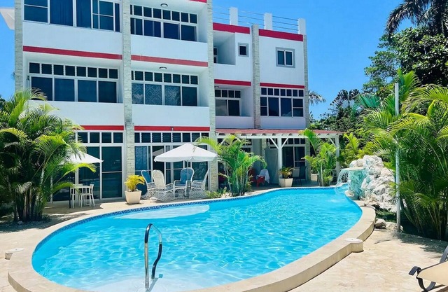 Cozy studio with pool steps from Cabarete beaches