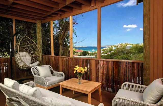 Cruz Bay Oasis | Walk to Beach & Stunning Views