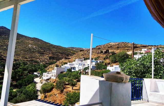 Cycladic traditional house, authentic village