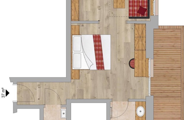 Dachstein-suite, Bad & WC, Frühstück - Hotel Lindenhof