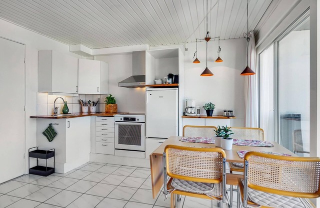 Dageløkke Holiday Center consists of 112 terraced houses, 42 of which are semi-detached.