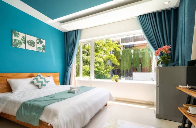 deluxe double room with balcony - Đào Tiên homestay