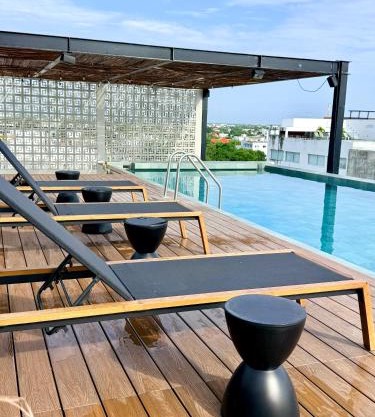 Departamento 5ta Av - Cerca de la playa con Rooftop Pool & Cancha de Padel