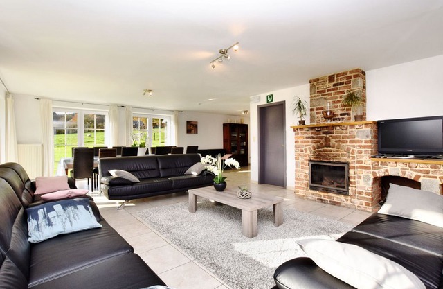 Detached natural stone house with sunny garden and terrace, modern interior