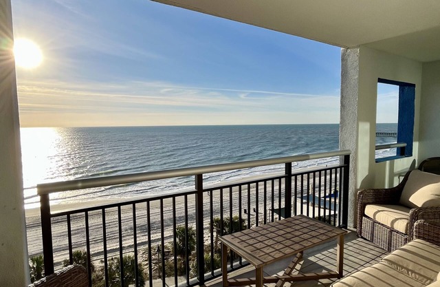 Direct Ocean View Condo on Boardwalk Steps From Beach - Indoor & Outdoor Pools
