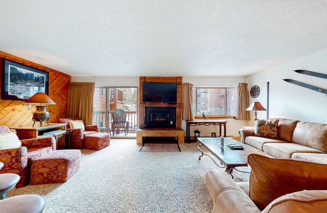 Dog-friendly ski condo with hot tubs, grills, & gym