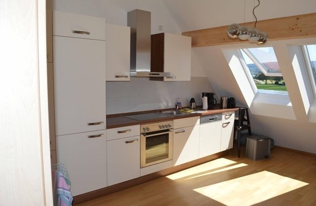 Double room on the first floor, 30sqm, with kitchenette, shower and WC