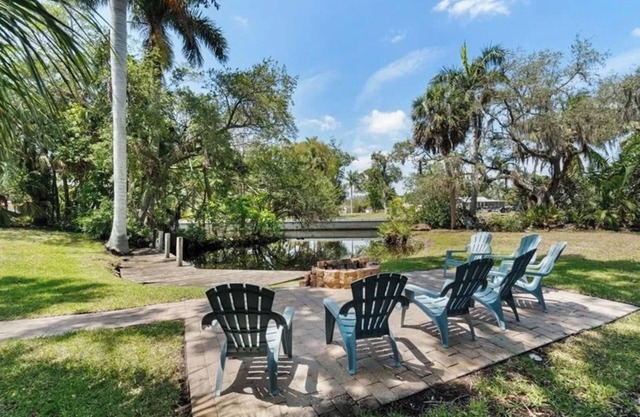 Downtown Bonita Springs home with pool and lanai.