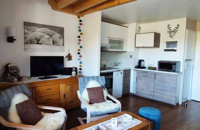 Duplex BELLE PLAGNE 43m ², big stay, 2 true rooms, 3 *, foot of the tracks