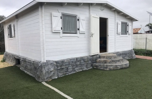 El Palmar log cabin