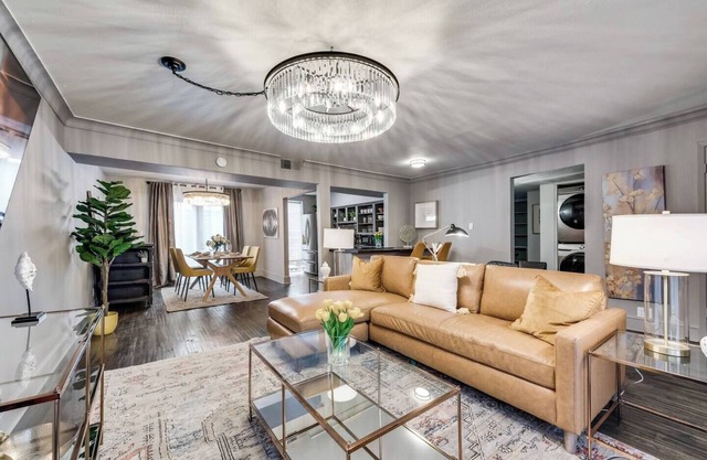 Elegant 2BR condo with king bed suites, private patio, and resort-style amenities in Lakewood.