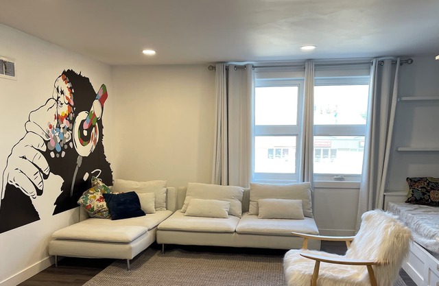 Elegant downtown apartment overlooking Main Street.