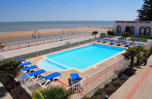 En Front de Mer !! Studio cosy, accès Piscine + Spa