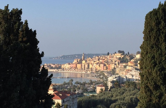 Enchanting view on the old Menton