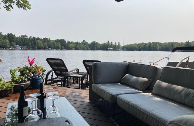 Enjoy a perfect southwest exposure on beautiful Lake Muskoka this summer.