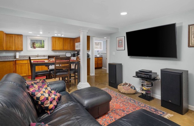 Exceptional Daylight Basement Location, Private Entrance, Cozy Patio Area w/ BBQ, Close 2 Everything