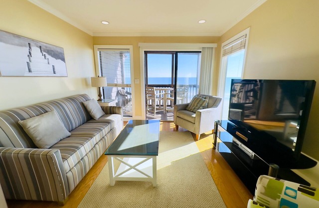 Experience Tilghman Beach and Racquet Club Unit 301! Oceanfront, Pools, Tennis, Close to Main Street!
