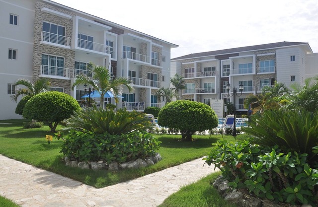 Family-friendly luxury condo in downtown Sosua, walking distance to everything