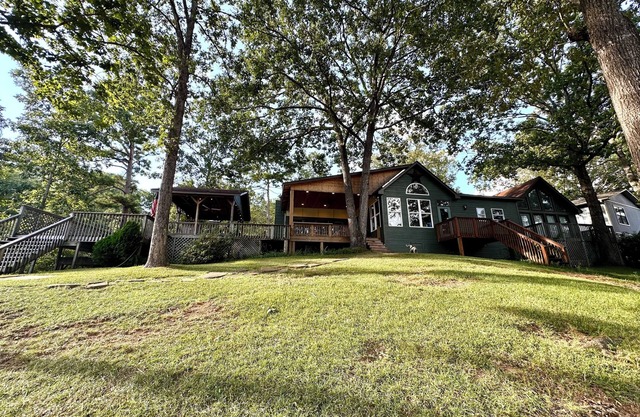Family house by the lake