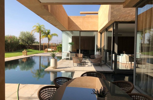 Fancy villa with special view and beautiful swimming pool near to parks ,