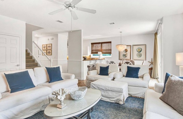 Fantastic location lake views and a golf cart!