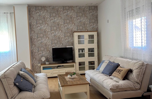 Flat on the beachfront