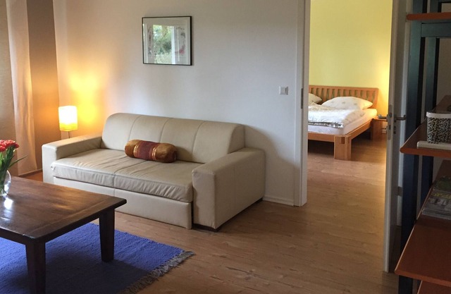 Friendly, spacious apartment in a quiet location for up to 4 people.