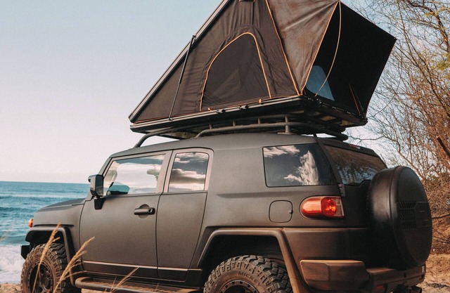Fully Decked Lifted 4WD Black FJ Cruiser!