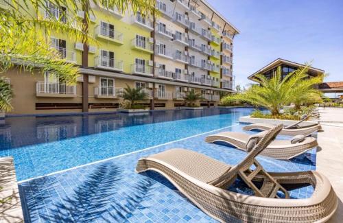 Fully equipped Studio unit near Mactan Airport with WIFI, Pool & Gym Access