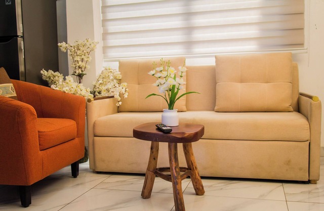 Fully furnished apartments.