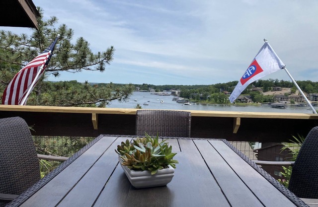Fully remodeled top unit condo with great lake views from the deck and balcony.