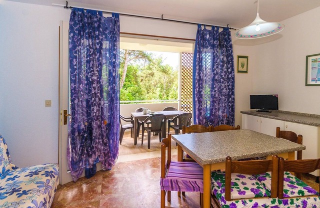 Gabbiano tree-room flat surrounded by the green of the quite pine forest