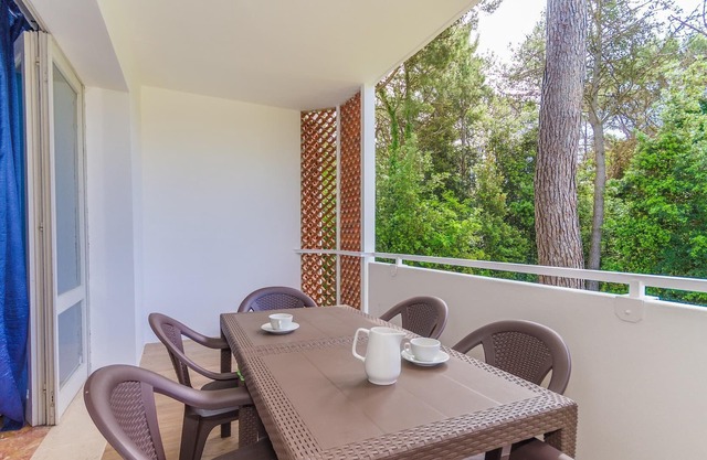 Gabbiano tree-room flat surrounded by the green of the quite pine forest