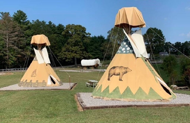 Glamping Back in Time