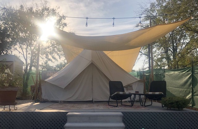 Glamping on the Frio River