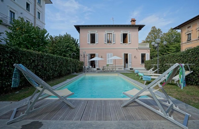 Gorgeous Art Nouveau villa with heated pool