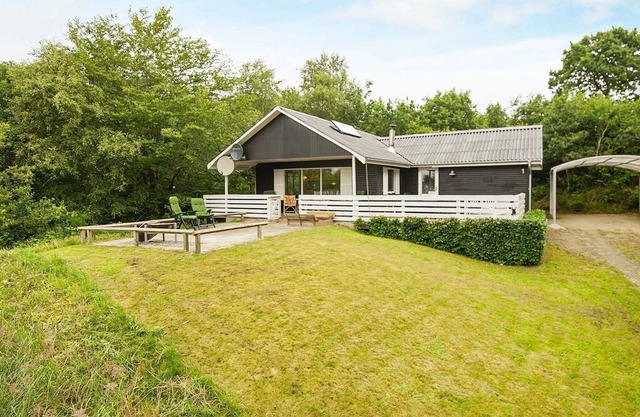Gorgeous Holiday Home in Spøttrup with Roofed Terrace