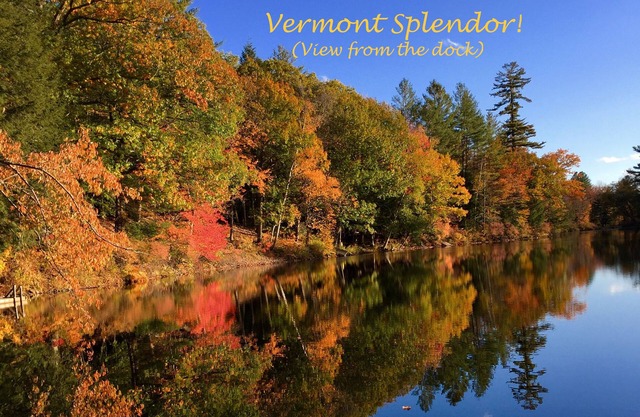 GORGEOUS LAKEFRONT - Autumn Splendor - Private Setting - 5 Mins to Okemo!