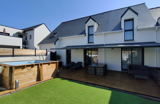 Grande Maison Avec Piscine à 700 M de la Plage