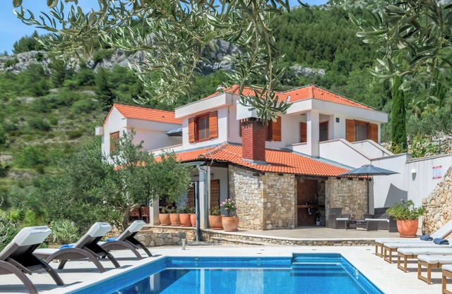 Great Sea View - Luxury Villa Bobica Split With Private Heated Pool