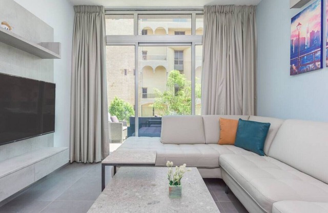 Grey 102 2-Bedroom Apartment W/Terrace in Awkar