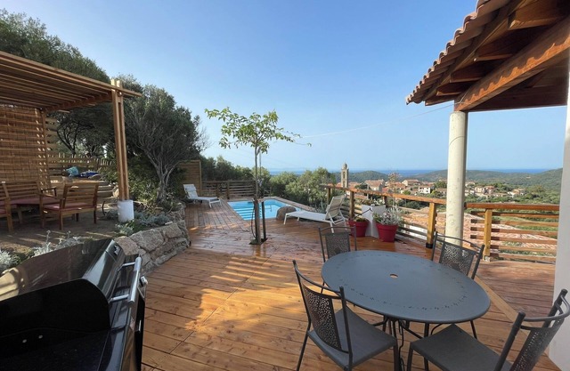 "Guetali aux vents" with private pool, Wi-Fi and air conditioning