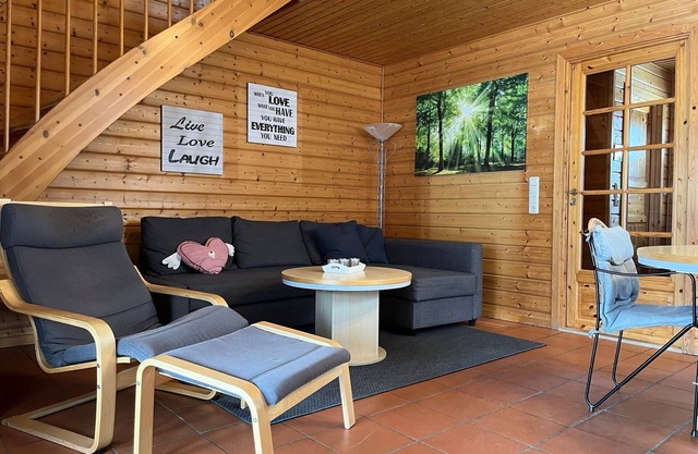 HAS-29 Log cabin, 4 pers., 65sqm, HT - Naturerlebnisdorf Blauvogel (2)