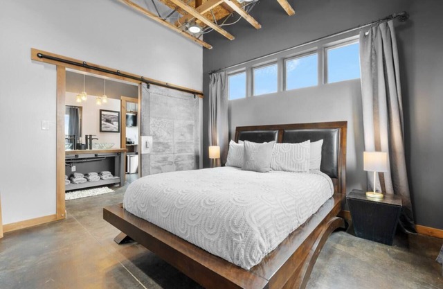 Hip Loft with Garage Parking
