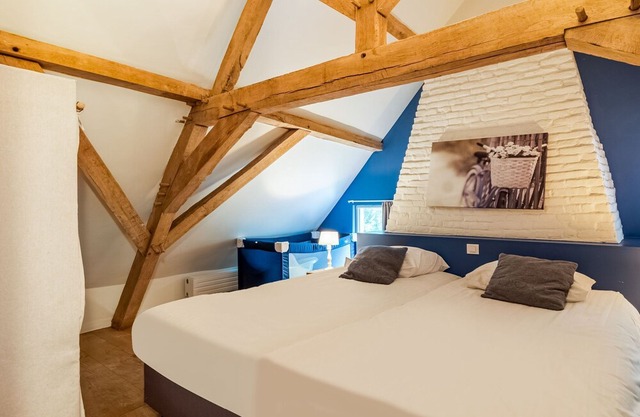 Historic Farmhouse in the middle of polder landscape, Damme