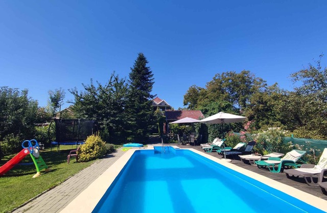 Holiday apartment with outdoor pool and air conditioning