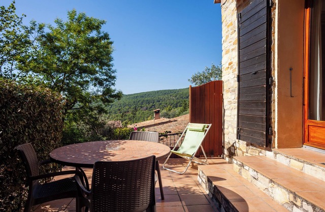 Holiday Apartment "Les Cigales" with Mountain View, Private Garden & Wi-Fi